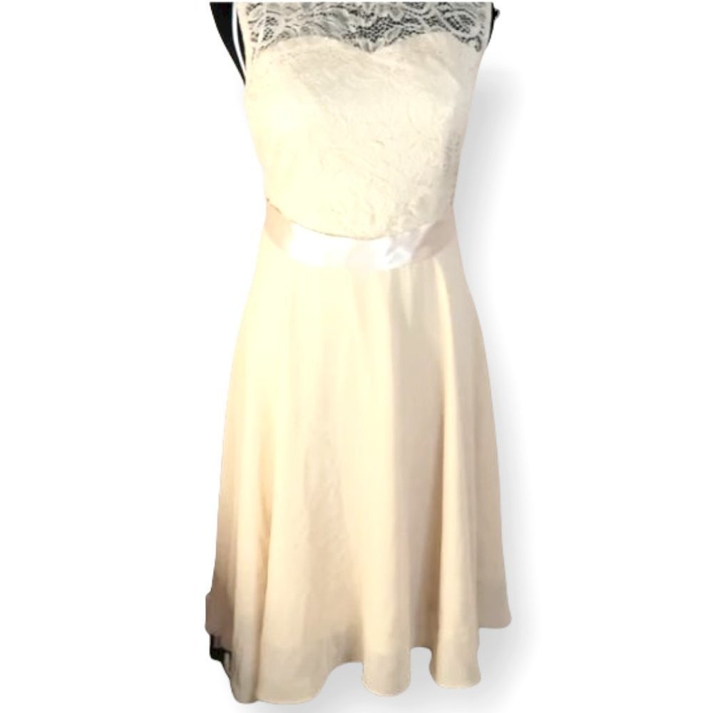 Berylove lace cream dress NWOT